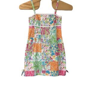 Rare! Lilly Pulitzer Carson’s Grandstand Derby Patch Dress Size 4